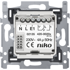Elektronische schakelaar Detectors NIKO AKTOR 1 KANAAL 10A 420-00101